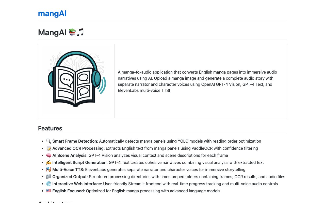 mangAI screenshot